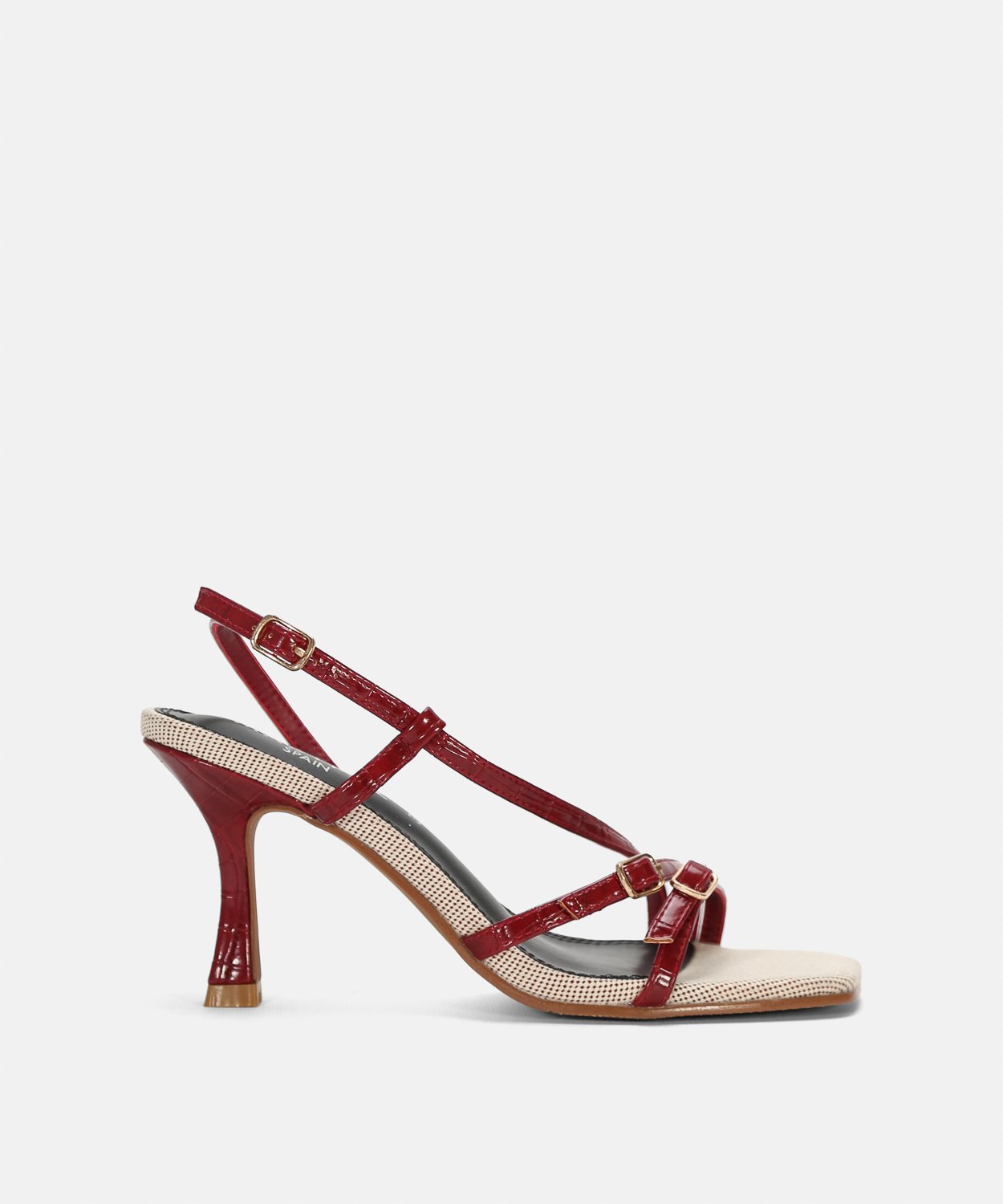 Sandalia tac&oacute;n combinada  image number null